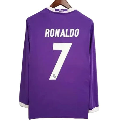 Real Madrid Visita 16/17 Manga Larga - Ronaldo 7